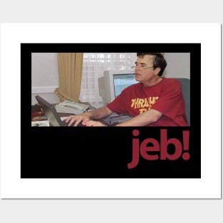 Jeb on the computer! Posters and Art